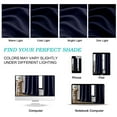 thumbnail image 4 of Patin Navy Blue Blackout Kitchen Curtains 36 Inch Length 2 Pcs, Rod Pocket Room Darkening Thermal Insulated Cafe Curtains, Modern Farmhouse Decor Drapes for Bathroom, Each Panel 40" W x 36" L, 4 of 9