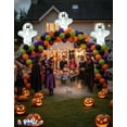 thumbnail image 2 of PMU Halloween Flying Ghost 24 Inch Mylar-Foil Balloon (25/pkg) Pkg/1, 2 of 8