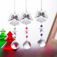 thumbnail image 4 of Manualidades de jardinería Colgante de ángel de metal Bola de iluminación Colgante Árbol de Navidad Accesorios de animales de dibujos animados Colgante de cristal, 4 of 5