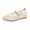 S-Beige, variant on Girls' Sandals Solid Color Mary Jane Flats Close Toe Mesh Slides Shoes For Summer Daily School Outdoor Walkin Classic Play Footwear Black 10-10.5 Years
