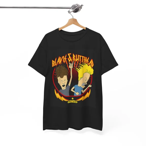 Comedy Duo Beavis And Butthead Retro Cartoon TV Classic Humor Art Unisex T-Shirt up to size 5XL