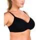 thumbnail image 2 of Sujetadores HSIA Minizer para mujer, sujetadores con aros de cobertura total, talla grande, sujetador push up para pechos gruesos 34D, negro, 2 of 6