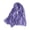 Light Violet, variant on Women's Cotton Linen Blend Scarf with Fringed Edges, Lightweight Floral Print Wrap Shawl for Spring Summer, Travel Scarf & All Season Wraps, Brick Red, One Size