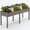 Gray, variant on Beddle Outdoor Wood Raised Garden Bed, Elevated Reinforced Large Planter Box for Vegetable Flower Backyard Patio Gardening Balcony & Bed Liner,34x18x30in, Brown