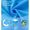 thumbnail image 4 of Lanbubble Toddler Boys T-Shirts, 2-Pack Dinosaur Graphic Short Sleeve Cotton Tees, Sizes 2T-6T, 4 of 8