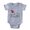 Heather Grey, variant on CafePress - Ladybug Faith - Cute Infant Baby Football Bodysuit