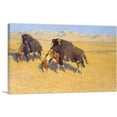thumbnail image 1 of ARTCANVAS Indians Simulating Buffalo 1908 Canvas Art Print by Frederic Remington - Size: 40" x 26" (1.50" Deep), 1 of 9