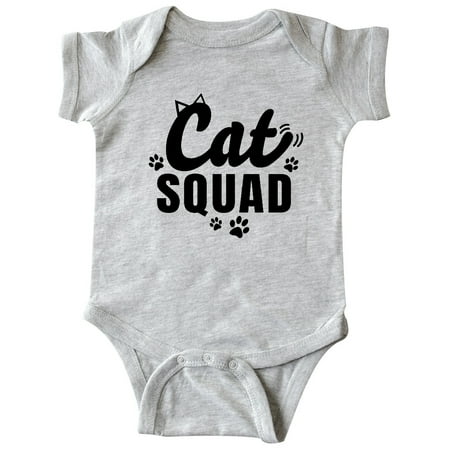 

Inktastic Cat Squad with Paw Prints Gift Baby Boy or Baby Girl Bodysuit