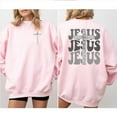 thumbnail image 3 of “Believe in Jesus” Christian Sweatshirt – Retro-Style Faith Pullover for Women Who Walk in Truth & Grace, 3 of 6