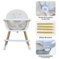 thumbnail image 5 of Silla Alta Periquera para Bebé 3 en 1 Lo Necesito 3 posiciones de ajuste., 5 of 5