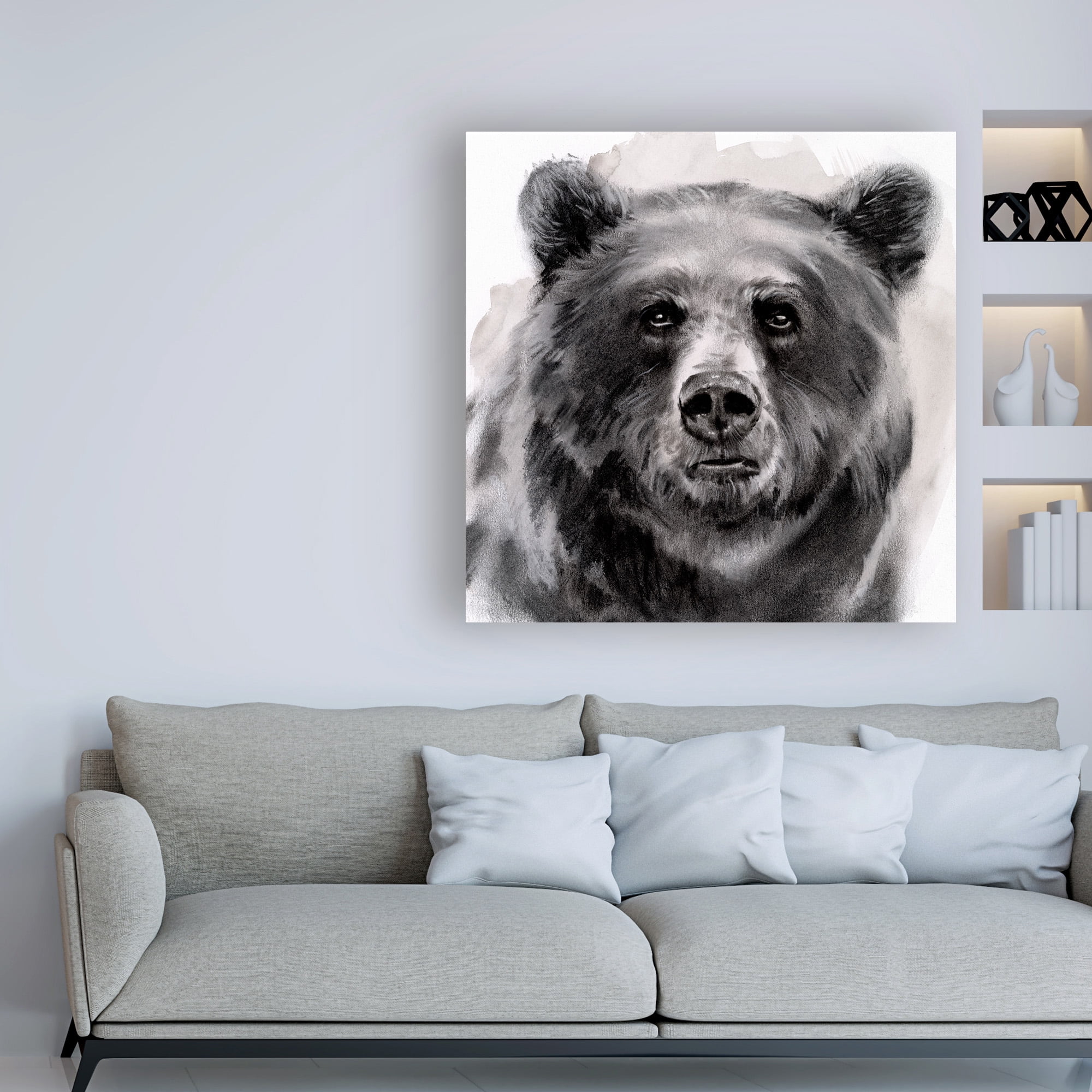 Trademark Fine Art 'Bear Grin II' Canvas Art by Jennifer Paxton Parker