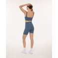 thumbnail image 6 of PAVOI Women's Seamless Ribbed High Waisted Compression Sculpting Biker Workout Shorts, 6" Inseam, 6 of 11