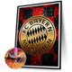 thumbnail image 5 of Pintura de diamante 5D DIY taladro redondo completo Bayern Múnich decoración del hogar arte 30x40cm, 5 of 9