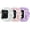 Lavender+Pink+WhiteRose, variant on Scrunchie Bands Compatible with Kids Apple Watch Band, Cute Stretchy Breathable Strap for iWatch Series 10 9 8 7 6 5 4 3 SE SE2 Small Wrists Boys Girls