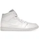 thumbnail image 3 of Ni - ke Ni - ke Air Jordan 1 Mid Triple White (2020) 554724 130 Men's Sizes 9, 3 of 5