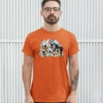 thumbnail image 3 of Tee Hunt Smiling Dogs' Selfie T-Shirt Funny Animal Dog Lover Cute Puppies Men's Tee, Orange, Small, 3 of 5
