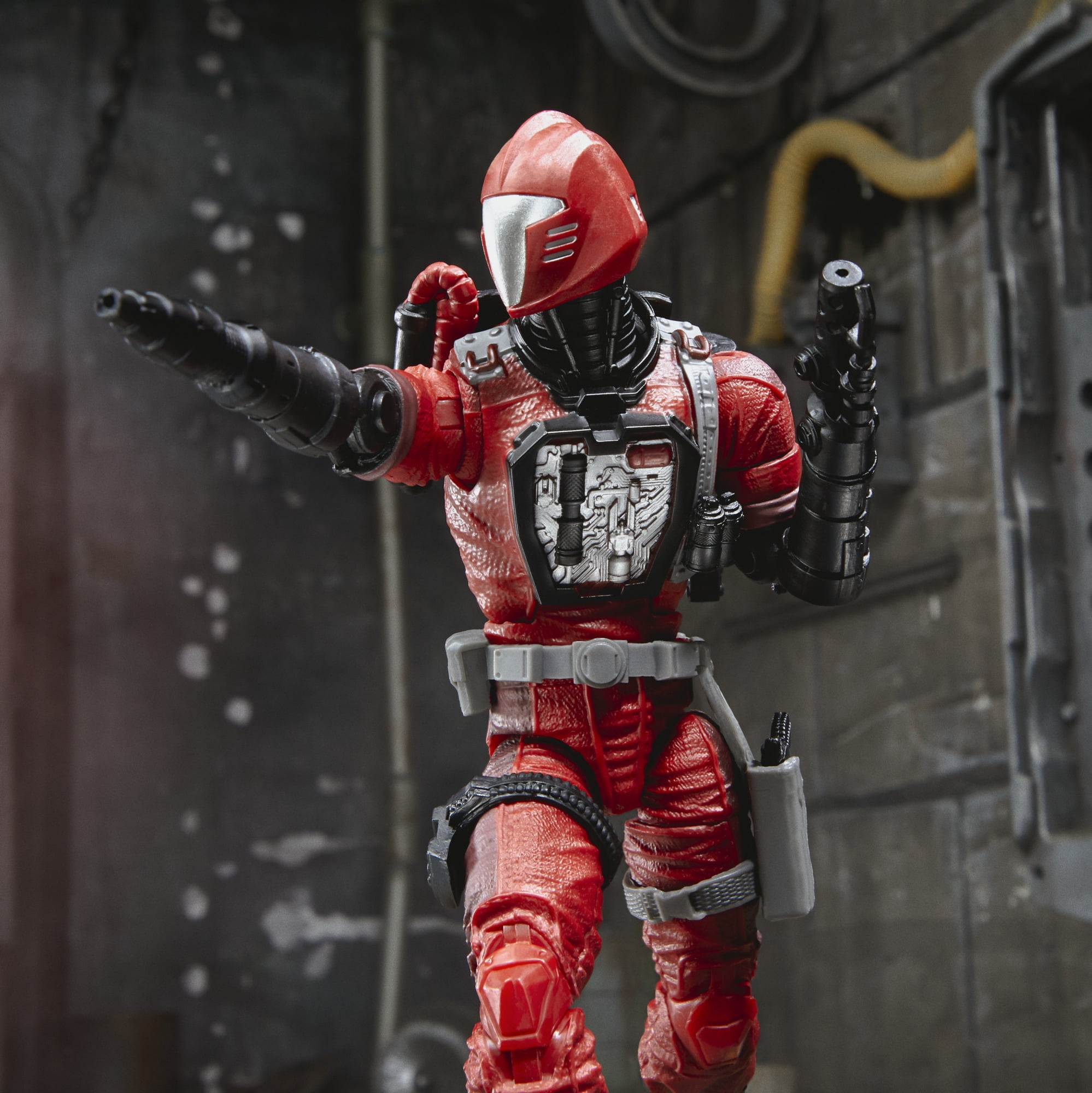 G.I. Joe Classified Series CRIMSON B.A.T. Action Figure, Custom Package Art