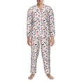 thumbnail image 3 of Fotbe 4th Of July1 Pattern Long Sleeve Pajama Set for Men,Sleepwear Set,2-piece Loungewear Set,Soft PJs Comfy Nightwear with Pockets-Medium, 3 of 7