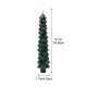 thumbnail image 2 of Velas para árbol de Navidad con control remoto, velas LED sin llama, candelabros parpadeantes que funcionan con pilas con mecha de llama 3D, candelabros verdes que funcionan con pilas para la, 2 of 8
