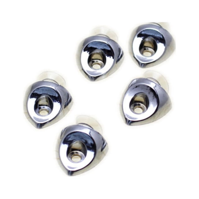 TABLZONE 8Ud Soporte De Vidrio Plata Para Estante Fácil Instalación Con Tornillo