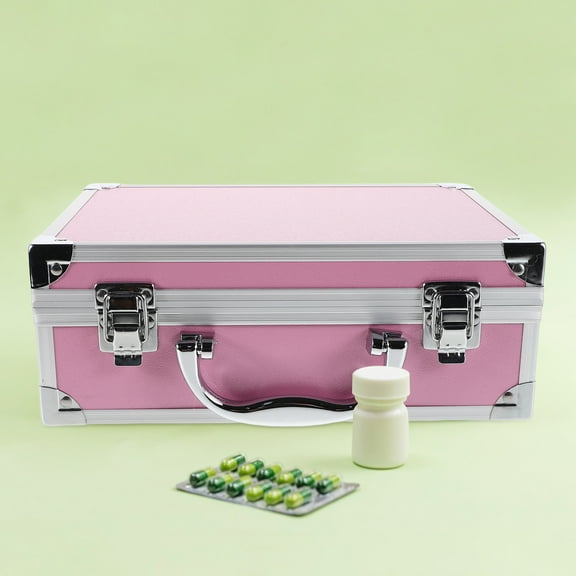 RENACLIPY Aluminum Alloy Tool Box Portable Home Organizer with Spacious Storage and Design