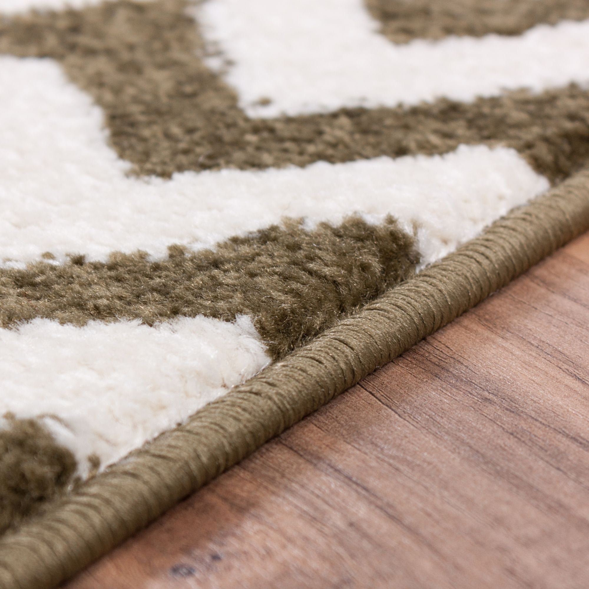 Well Woven Sydney Chevron Transitional Traditional Modern Mid-Century Area Rugs, Green