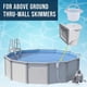 thumbnail image 4 of Cesta Para Skimmer De Piscina, Resistente Al Desgaste, Duradera, Base De 9,7 Cm, Cesta De Filtro De Piscina De Plástico De Larga Duración, 2 Piezas Para Piscina SPA, 4 of 7