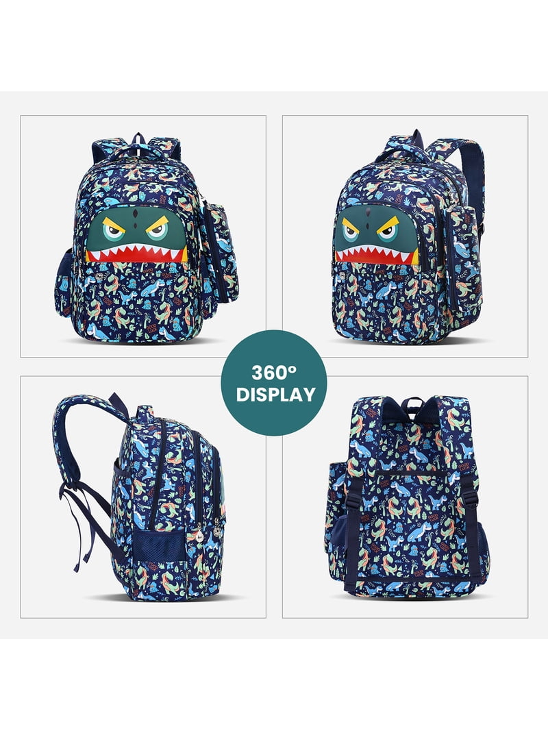 Burufy 3PCS School Backpacks Set with Lunch Box & Pencil  display picture 1