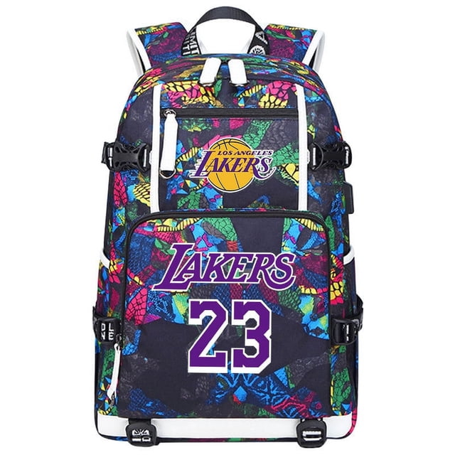 Basketball Player Backpack, Multi-function Backpack, Travel Backpack, Fan Bag, Unisex, Lakers School Bag, Large Capacity Backpack-week