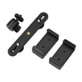 thumbnail image 2 of Double Phone Holder Tripod Mount Adapter Horizontal Vertical Shooting with Mini Ball Head for Phone Selfie Video Live Streaming Chatting, 2 of 9