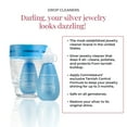 thumbnail image 3 of Connoisseurs Dazzle Drops Silver Jewelry Cleaner, Cleans All Silver Jewelry and Gemstones, 1 fl oz, 3 of 10