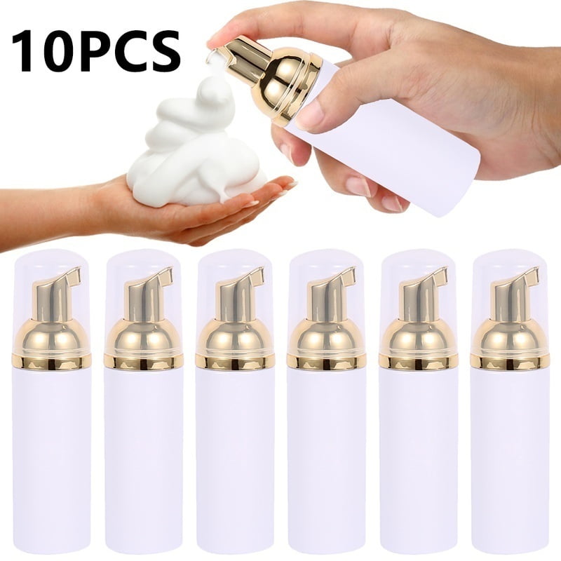 Willstar New 10Pc Plastic Foam Dispenser Mini Foaming Pump Dispenser Bottle Empty Refillable