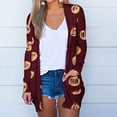 thumbnail image 1 of Cardigans pour Femmes Mode Femmes Cardigan à Manches Longues Ample Manteau Blouse Cardigan Mignon en Liquidation, 1 of 5