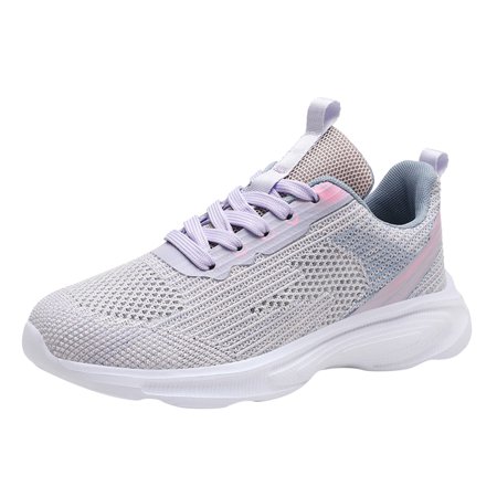 NOKIO Women s Lightweight Slip On Walking Running Shoes Women Sneakers Summer Fashion Flat Bottom Non Slip Comfort Lightweight Lace Up Shoes Women Running Shoes Sneakers
