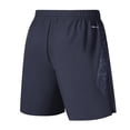 thumbnail image 4 of PNTUTB Men's Solid Color Quick Dry Breathable Athletic Drawstring Waistband Shorts with Slightly Split Hem and Zipper Pockets, 4 of 6