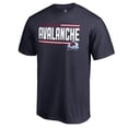thumbnail image 2 of Men's Navy Colorado Avalanche Iconic Collection On Side Stripe T-Shirt, 2 of 3