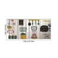 thumbnail image 2 of Kitchen Tool Pattern Dustproof Curtain, Adhesive Mounted Fabric Drape, Stick On Cover for Cabinet Interior and Cooking Area Decoration, 2 of 5