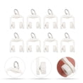 thumbnail image 5 of KAKOWELY Glisseur de Rideau 50 Pcs Rail de Rideau Poulie Flexible Accessoires de Rideau 1,18"X0,79"X0.47 Pouces, 5 of 5