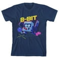 thumbnail image 2 of Brawl Stars 8-Bit Kids Navy Blue T-Shirt, 2 of 3