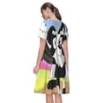thumbnail image 7 of Lsque Bluey Print Women's Casual Dress T-Shirt Summer Short Sleeve Scoop Neck Swing Dresses, 7 of 7