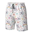 thumbnail image 4 of Balery Cute Koala Traje de Baño Estilo Hawaiano para Hombre, Shorts de Secado Rápido con Bolsillos-Large, 4 of 6