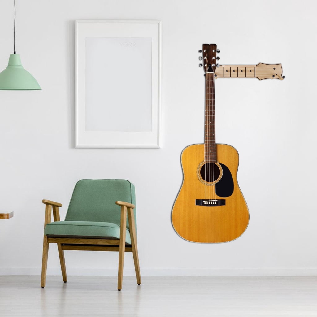 YongCo Heavy Type Wall Mount Guitar Hanger Durability Wall Mount Guitar Hanger for Electric Acoustic Ukulele