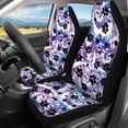 thumbnail image 2 of Jeiento Dog Paw Print Car Seat Covers Full Set of 4 Bucket Seat Covers High Back Flexible Back Seat Protector Automobile Accessories Decor Universal Fit for Most Vehicles, 2 of 7