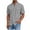 (Shorts)Dark Gray, variant on Coorders Men’s & Big Men’s George Linen Crew Neck Button Down Shirts with Double Pocket, Black, L