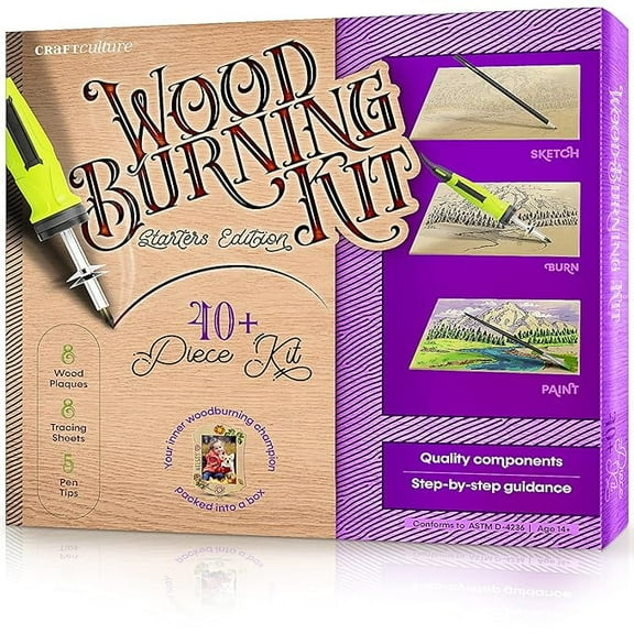 Wood Burning Kit for Kids and Teenage Boys & Girls - Gifts for Kids