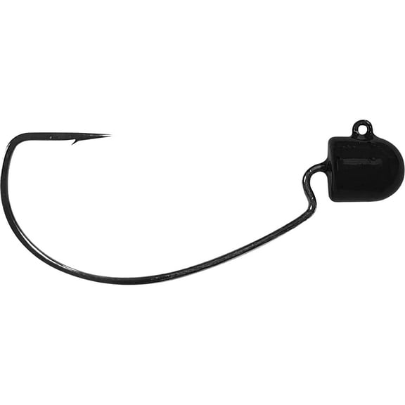 Big Bite Baits Shorty Head EWG 1/8oz Ned Jighead Black