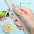 thumbnail image 2 of Long Handle Bath Massage Cleaning Brush with Soap Dispenser, Body Brush Back Scrubber Storable Body Wash, Exfoliating Bath Brush, Cleaning Massage Brush, 2 of 7