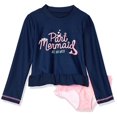 thumbnail image 1 of Set Rashguard Simple Joys de Carter's Girls Navy Mermaid 5T, 1 of 6