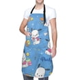 thumbnail image 6 of Pochacco Adjustable Bib Aprons, Waterdrop Resistant Apron with 2 Pockets for Kitchen Cooking Restaurant BBQ Painting Crafting, 6 of 7