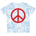 thumbnail image 3 of Inktastic Fun Red Peace Sign Boys or Girls Toddler T-Shirt, 3 of 5